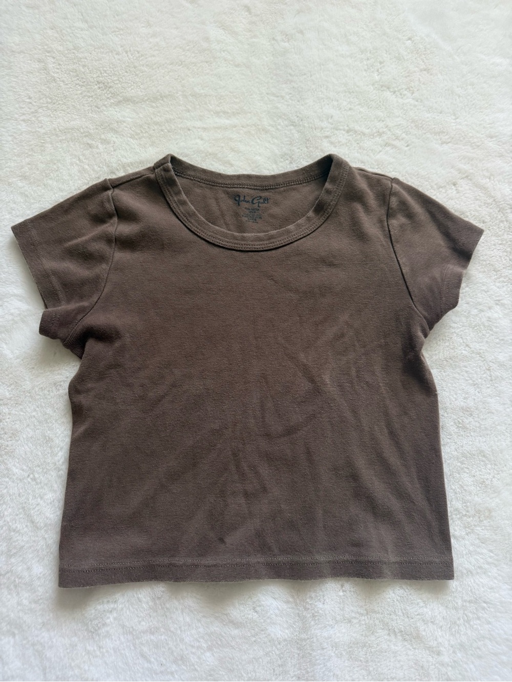 John Galt Brown Baby Tee